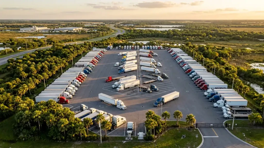 Featured image for What To Look for When Renting Truck Parking Near Winter Haven, FL